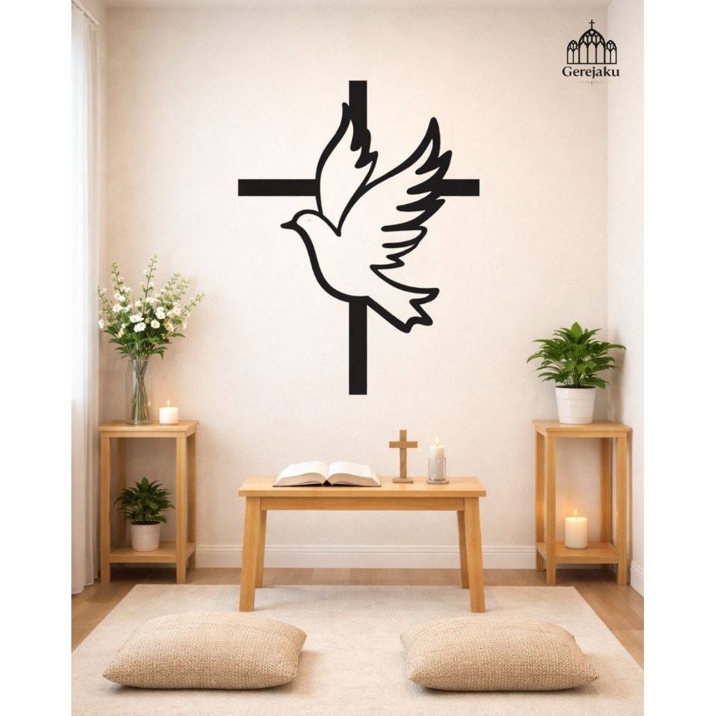 Dekorasi Gereja Tanda Salib Merpati | KUDUS