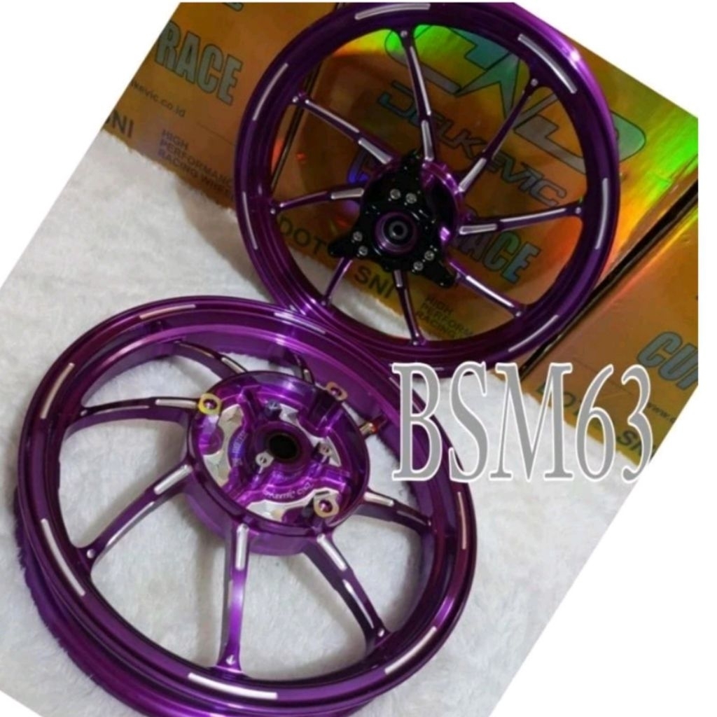 Pelek Racing Delkevic M8 Nmax old / Velg Delkevic 185/215-14 Nmax old