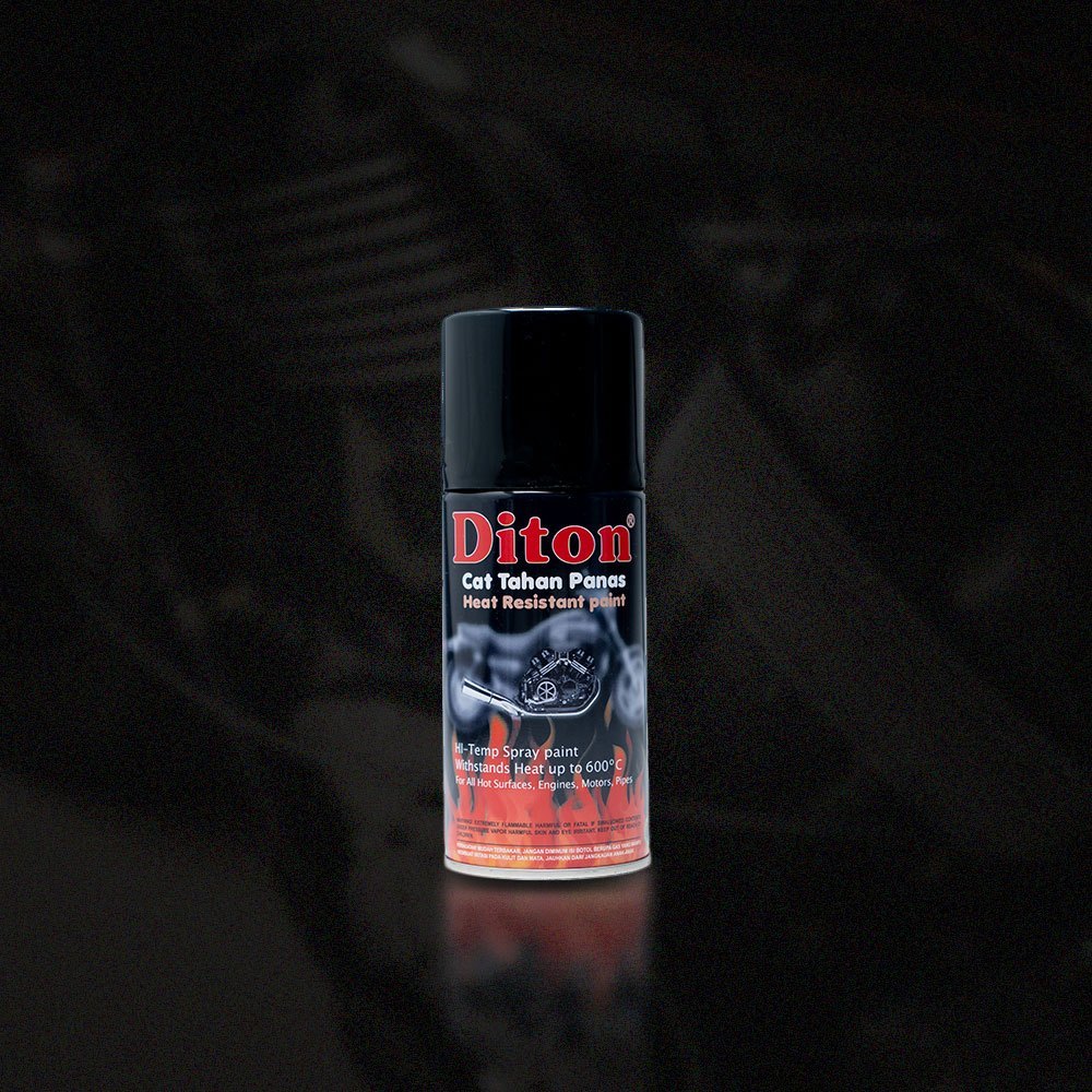 diton hitemp 150cc // hitemp black & silver anti panas cat knalpot cat diton anti panas 150cc