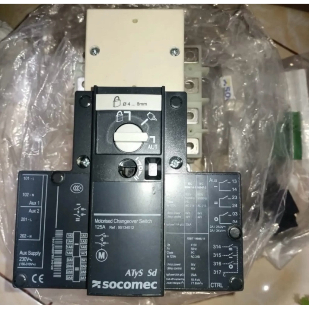 Atys Socomec S 4P 125A Motores 4Phase 125Amper 230V