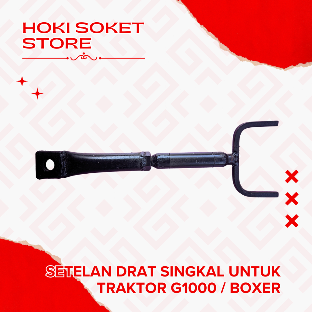 Setelan Drat Singkal Traktor G1000 Boxer Ulir Pengatur Bajak Sawah Sparepart Traktor Tangan