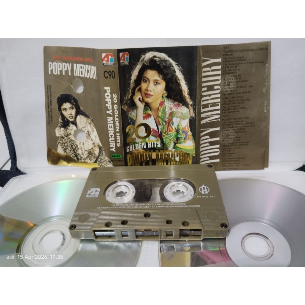 kaset pita POPPY MERCURY // 20 golden hits