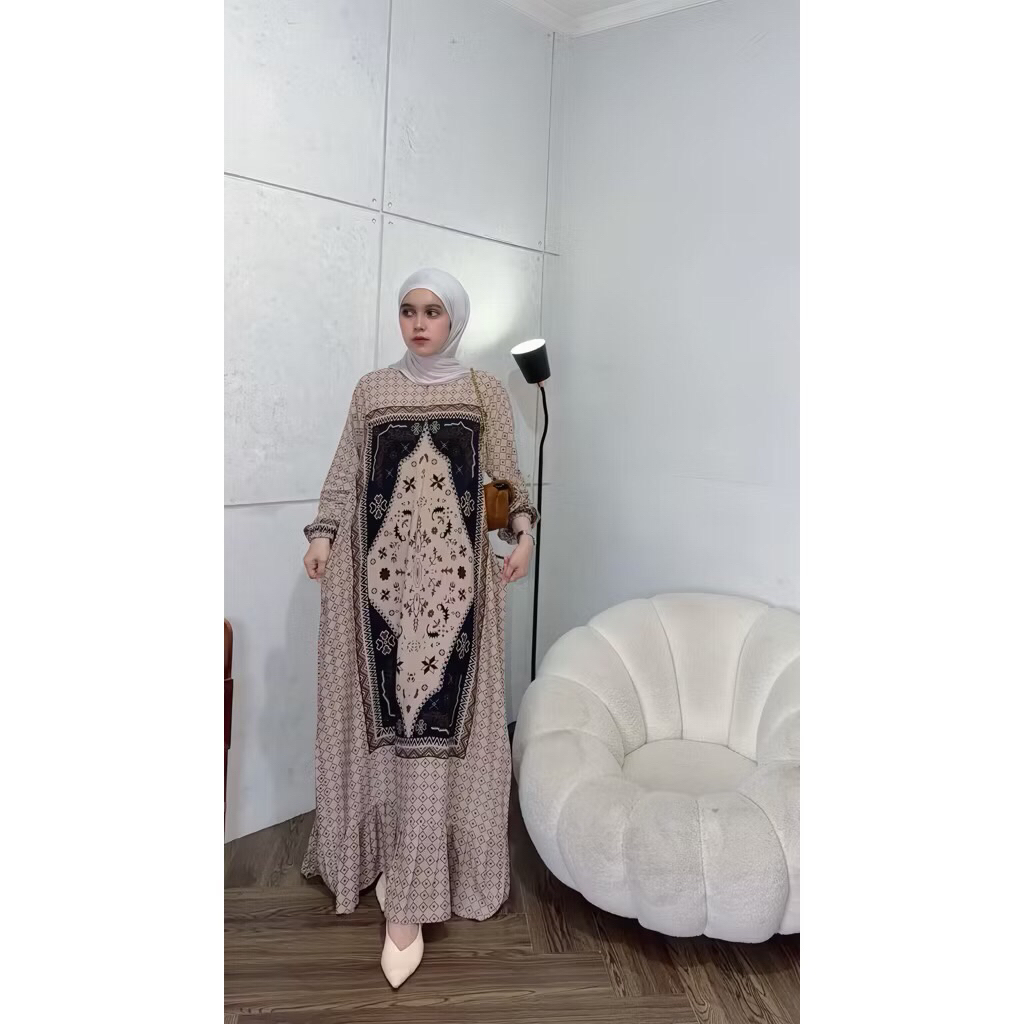 GAMIS RAYON LUNA DAILY DRESS JUMBO BUSUI LD 120cm