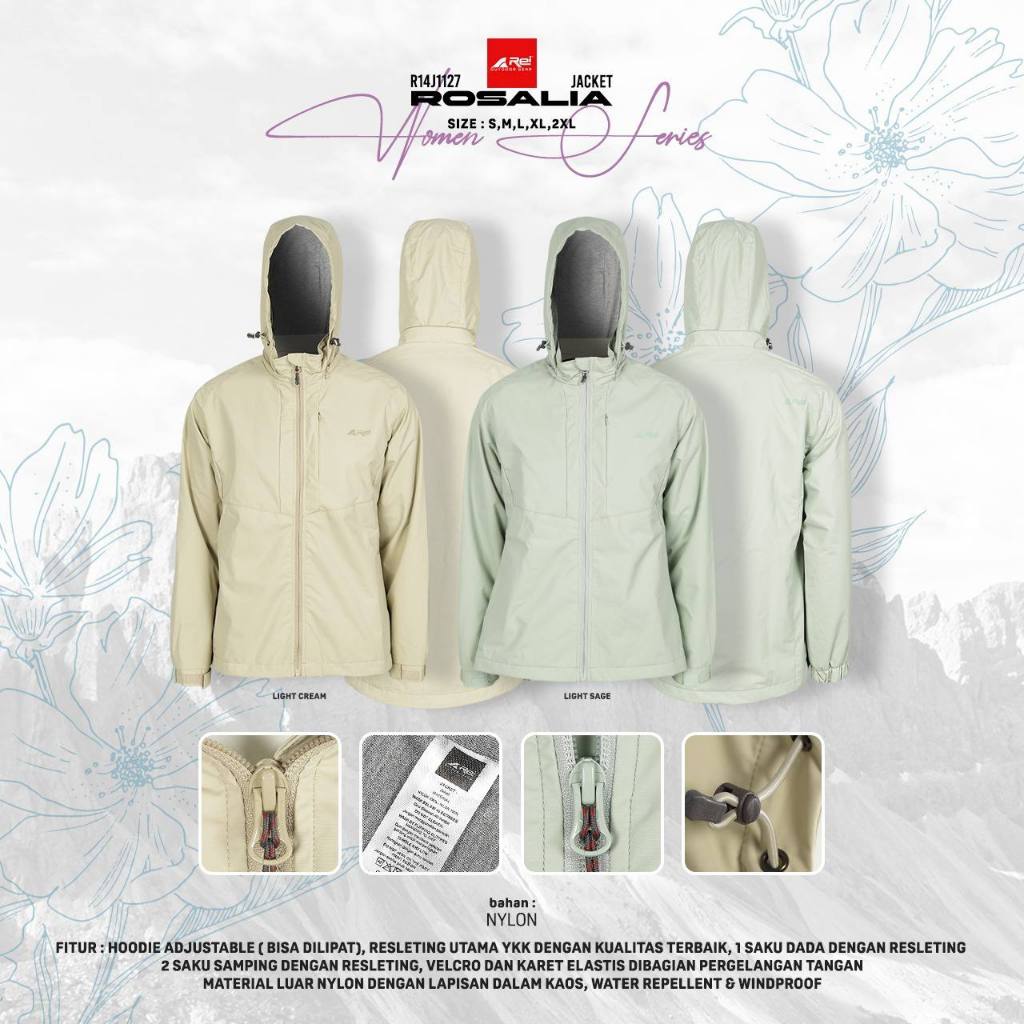 Jaket Gunung Wanita Rosalia Arei Outdoorgear