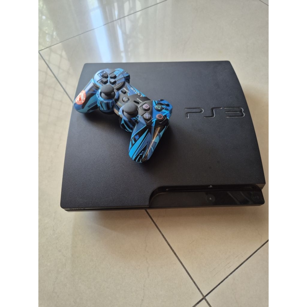 PS3 SECOND PRELOVED BEKAS SLIM SERI CECH-3006A BONUS BD ORIGINAL GTA 5