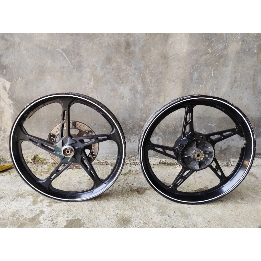velg racing 1set Yamaha Jupiter Z Burhan original cabutan