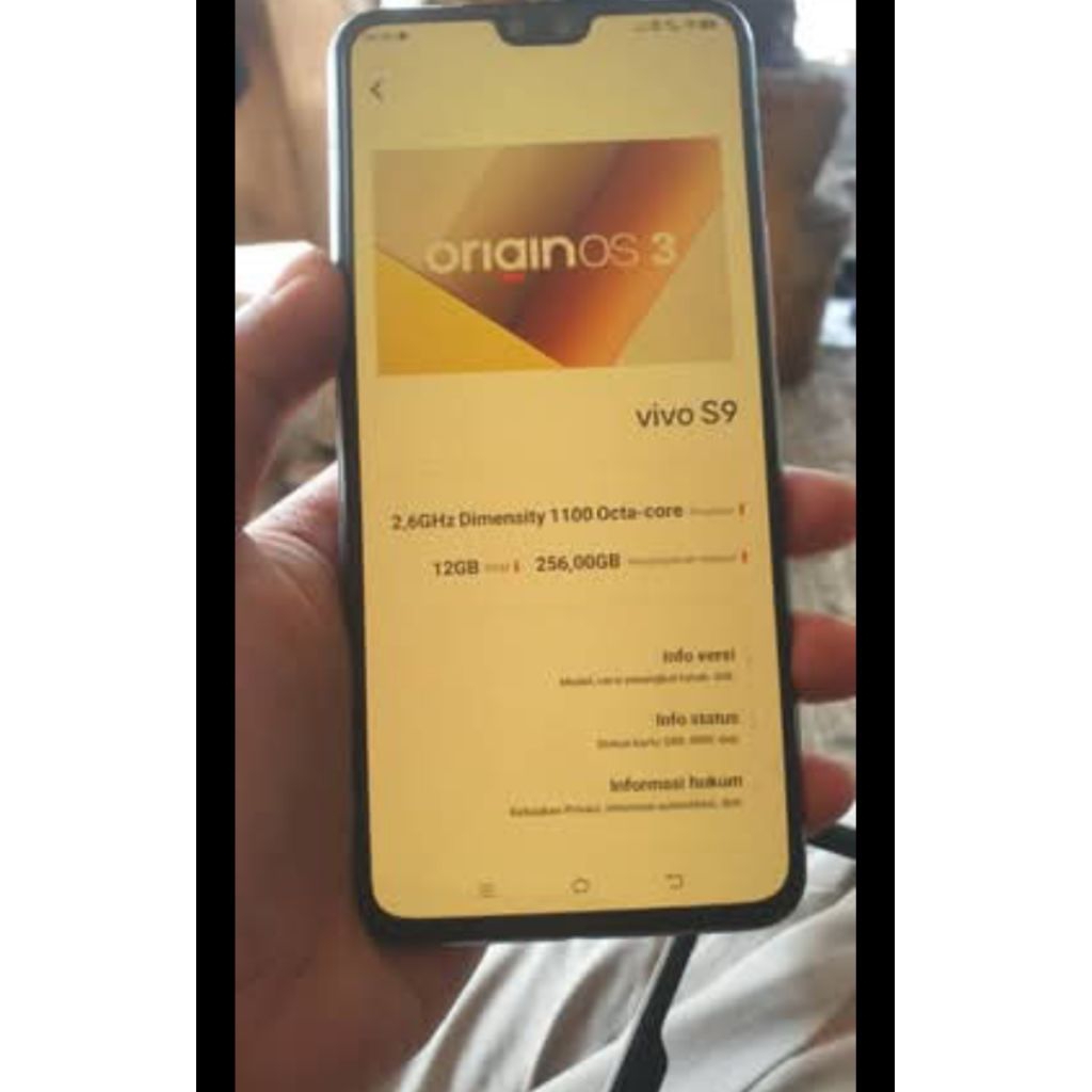 Vivo s9 Ram 12/256