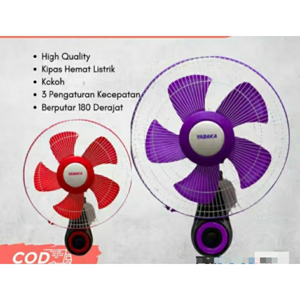 kipas angin dinding yasaka 16in/kipas wallfan/kipas tembok yasaka