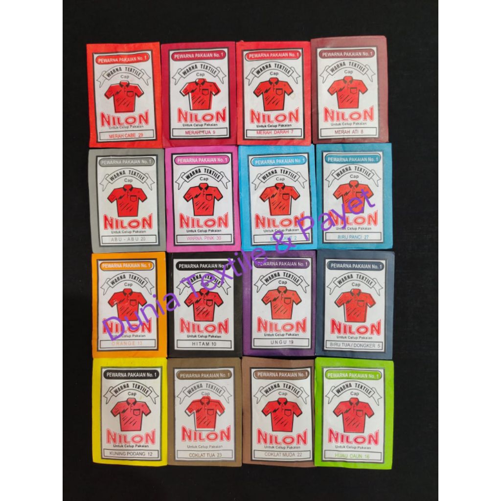 WANTEK MERK NYLON / BAJU / HARGA PERBUNGKUS / 10 BUNGKUS
