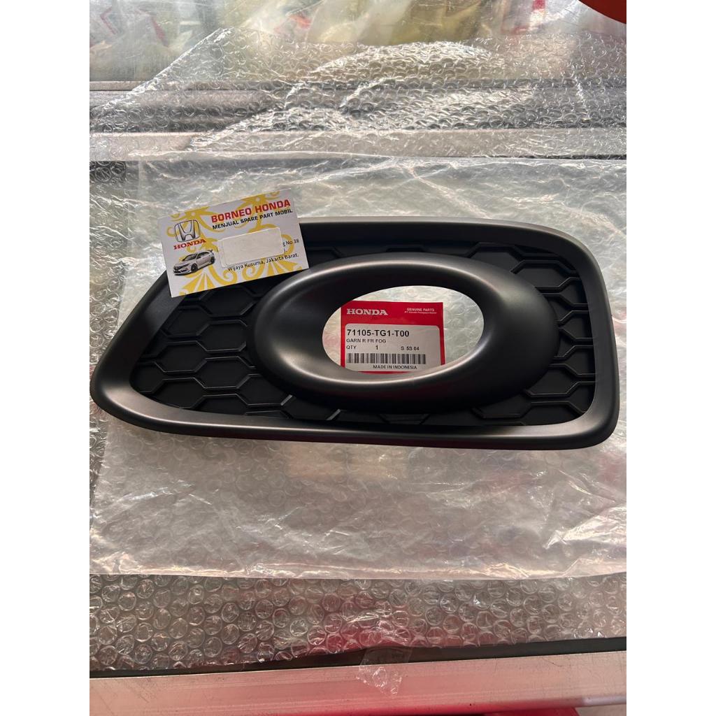 COVER FOGLAMP BUMPER DEPAN LIST LAMPU KABUT SAMPING GRILLE BRIO RS SATYA E 2017 2018 2019 2020 2021 