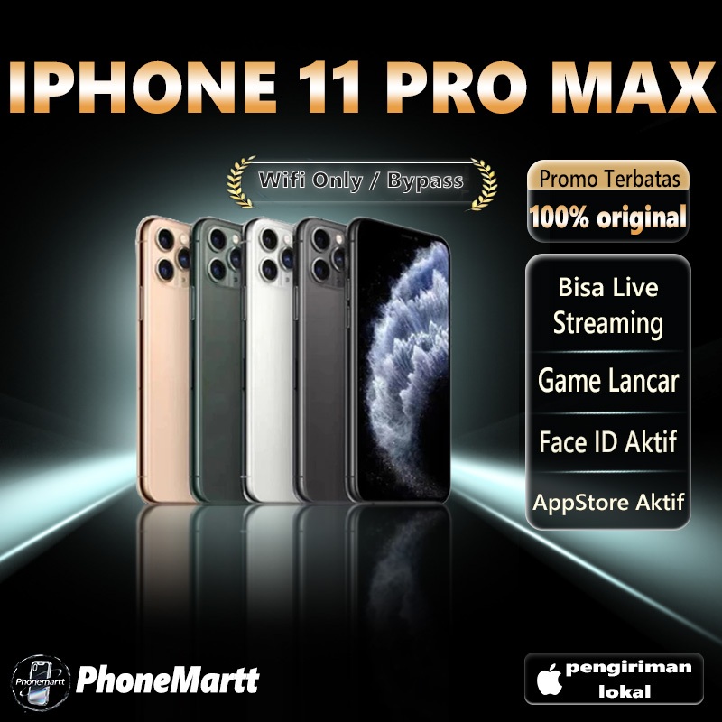 Apple iPhone 11 PRO MAX SECOND ORIGINAL 64/128/256GB Inter Mulus Like New Face ID WiFi-Only Simlock 