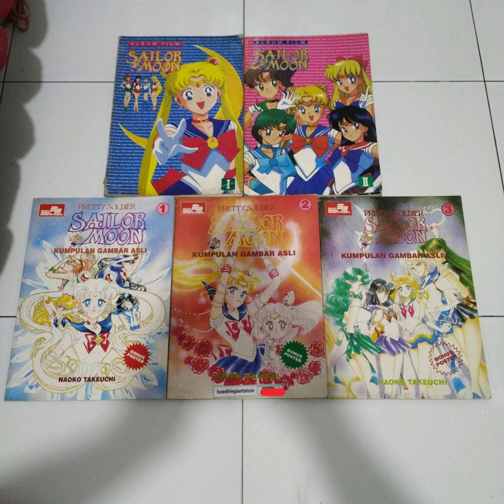 Kumpulan Gambar Asli Sailor Moon 1-3 + Album Film Sailor Moon 1-2, TS