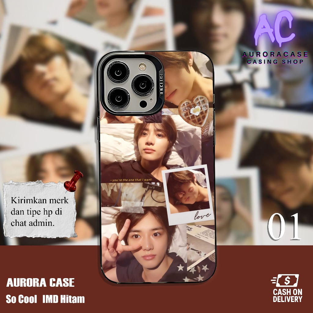 Case Pelindung Hp Socool Hybrid IMD Motif Aesthetic Beomgyu TXT   Kpop  Kekinian Viral Untuk Vivo Y0