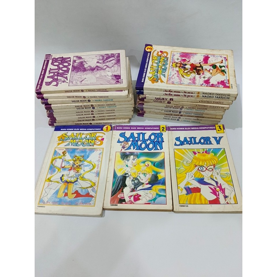 [set lengkap] Komik Sailor Moon 1-18 + Sailor V 1-3 + Sailor Moon S 1-3