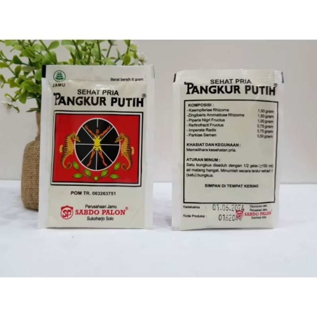 Tangkur putih (1 pack isi 10 sachet)
