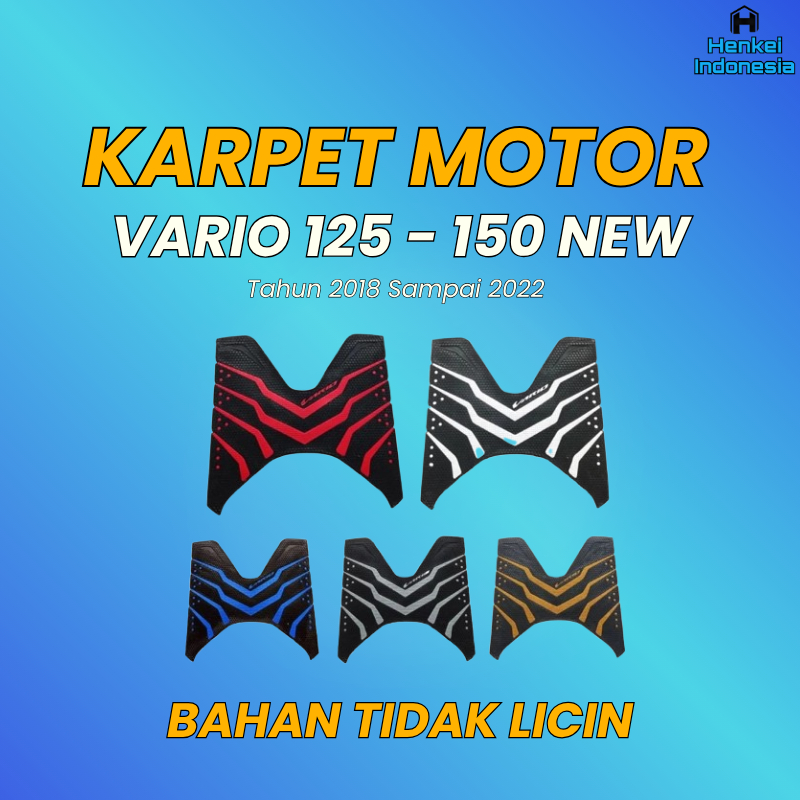 Alas Kaki Vario 150 125 - 150 New Terbaru 2018 - 2021 Karpet Keset Motor Vario 2022