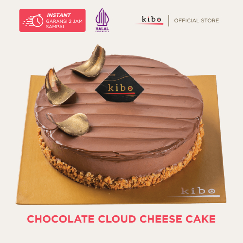 KIBO Chocolate Cloud Cheese Cake - Kue Ulang Tahun