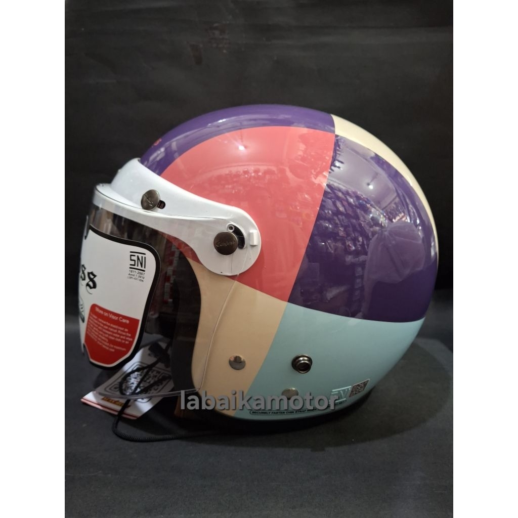 HELM CARGLOSS CF HIJAB | MOTIF GEOMETRIC | HIJAB MOTIF