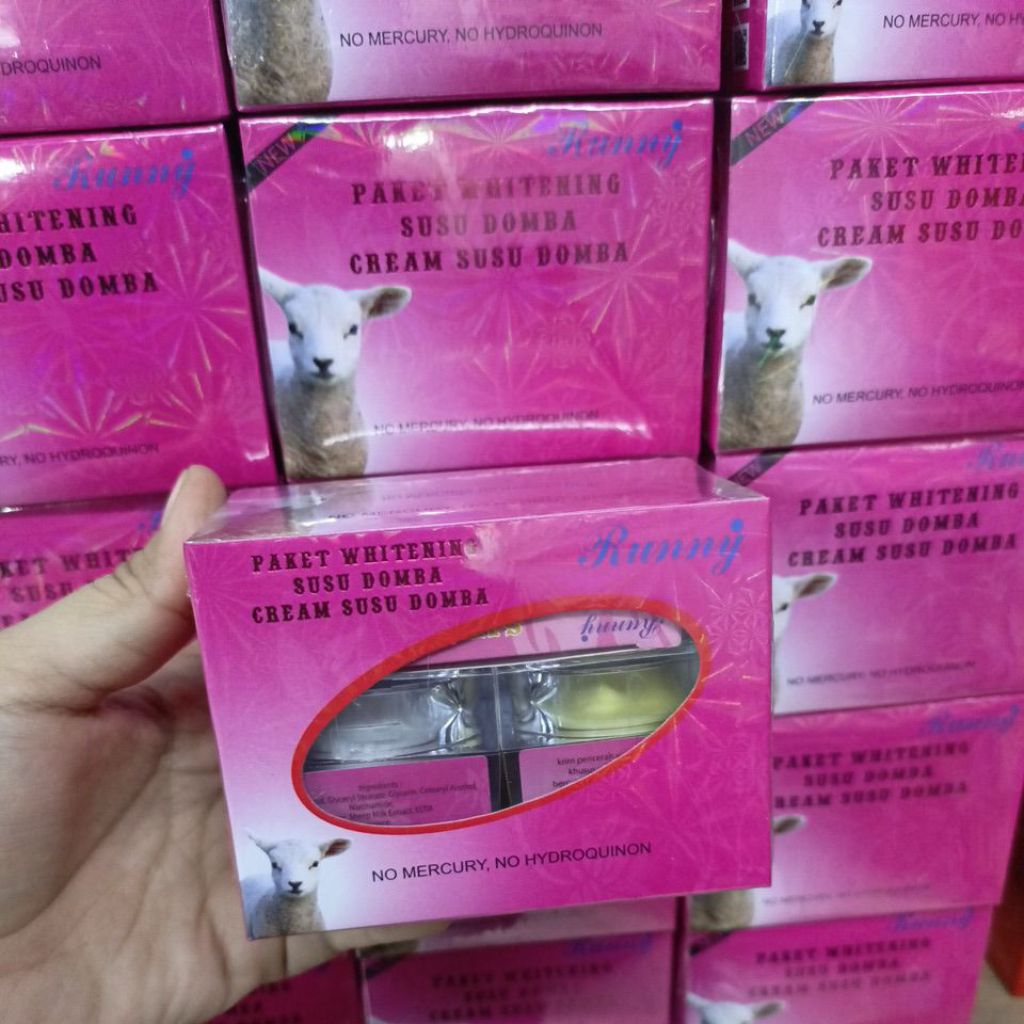 RUNNY PAKET WHITENING SUSU DOMBA CREAM SUSU DOMBA