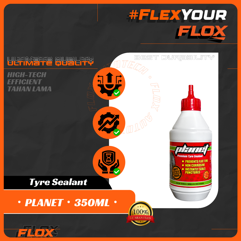 Tyre Sealant Planet  350mL Lem Ban Anti Bocor Motor