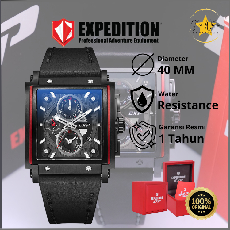 JAM TANGAN EXPEDITION E6731 MEN'S LEATHER