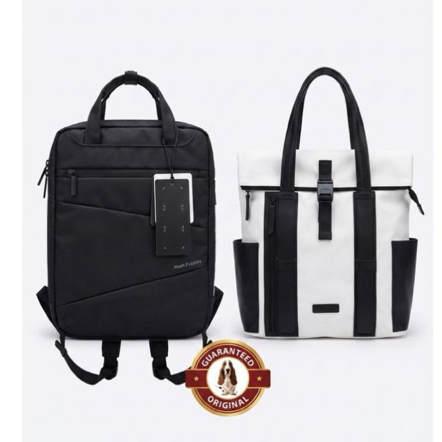 NEW Tas Hush Puppies Backpack Hush Puppies Orton Backpack Hush Puppies Quinton Backpack Tas Laptop T