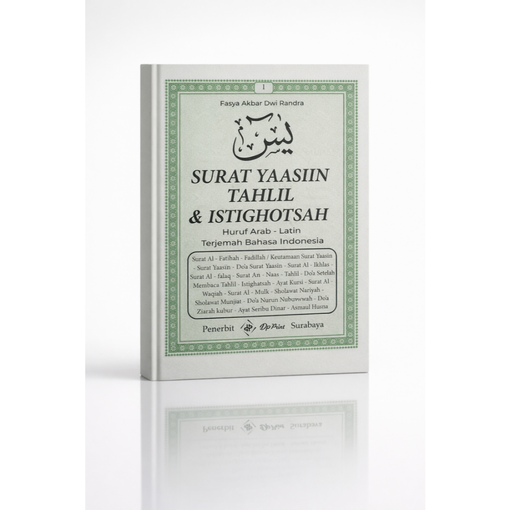 Surat Yaasiin, Tahlil & Istighotsah 128 Halaman Blanko Ukuran A6 Huruf Arab - Latin - Terjemah Bahas