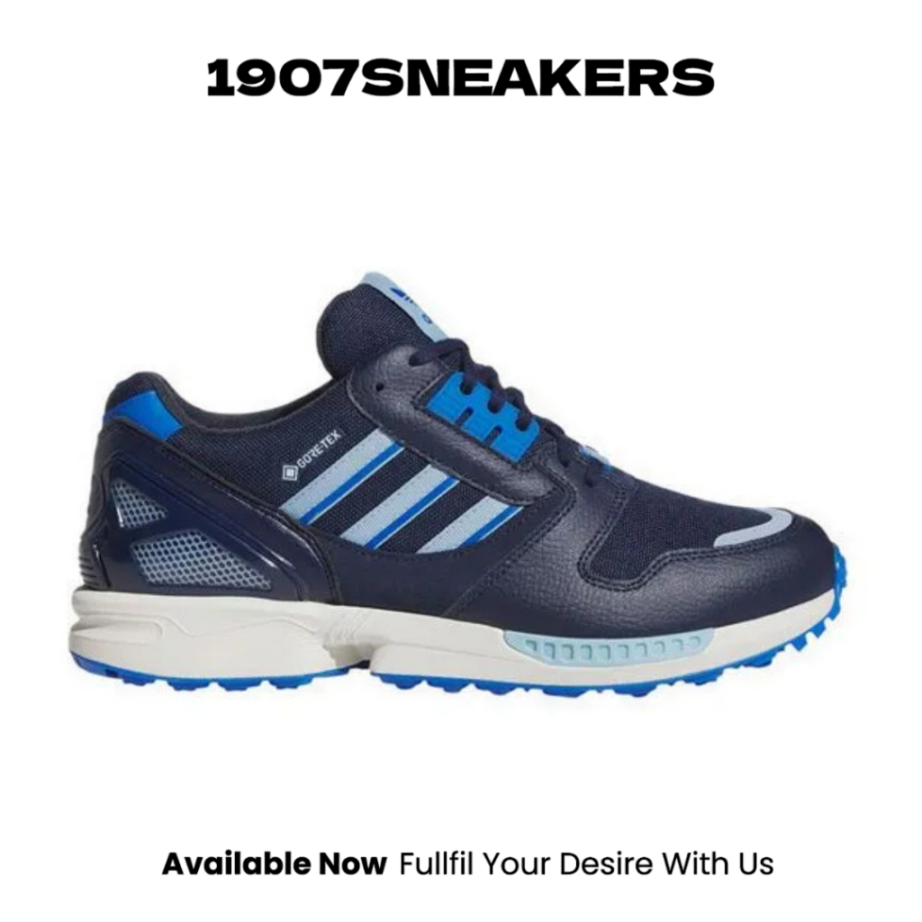 Sepatu Golf Unisex Adidas Og Zx 8000 Gtx - Night Indigo/Clear Sky/Off White ADFJP5259