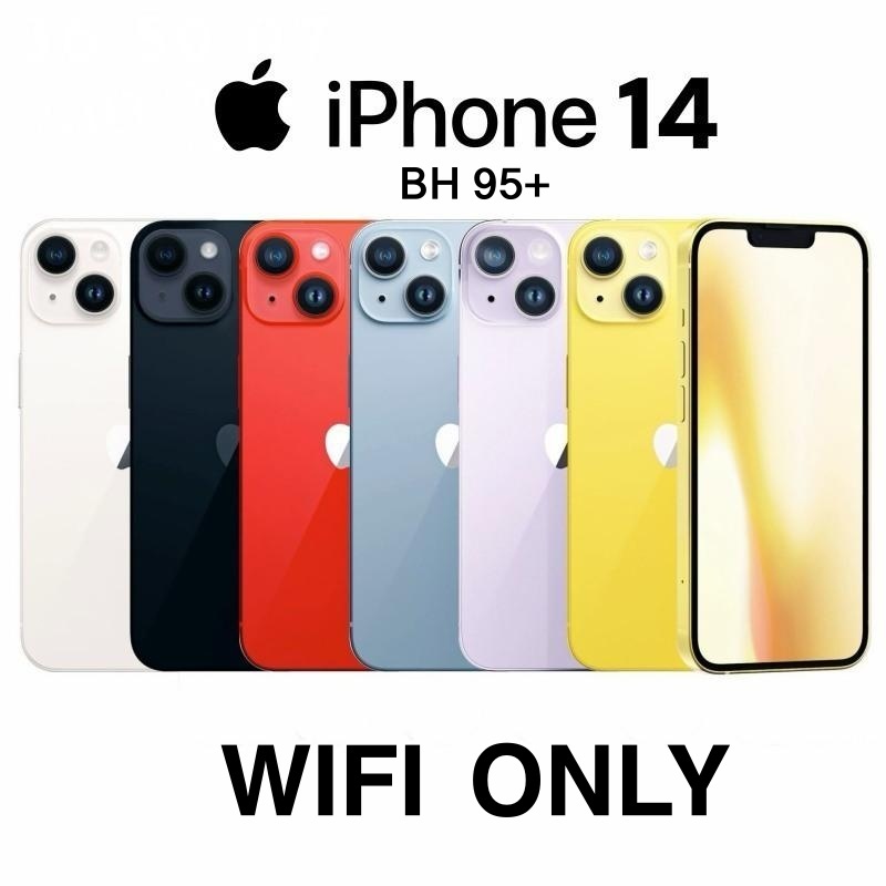 iPhone 14 128GB BH95+ WIFI ONLY  FULLSET MULUS SECOND GOOD CONDITIONS