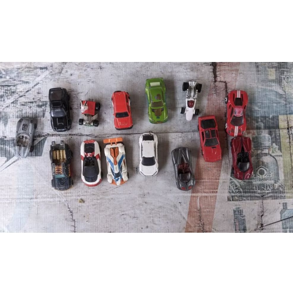 obral murah hotwheels loose bekas, bahan custom 1:64