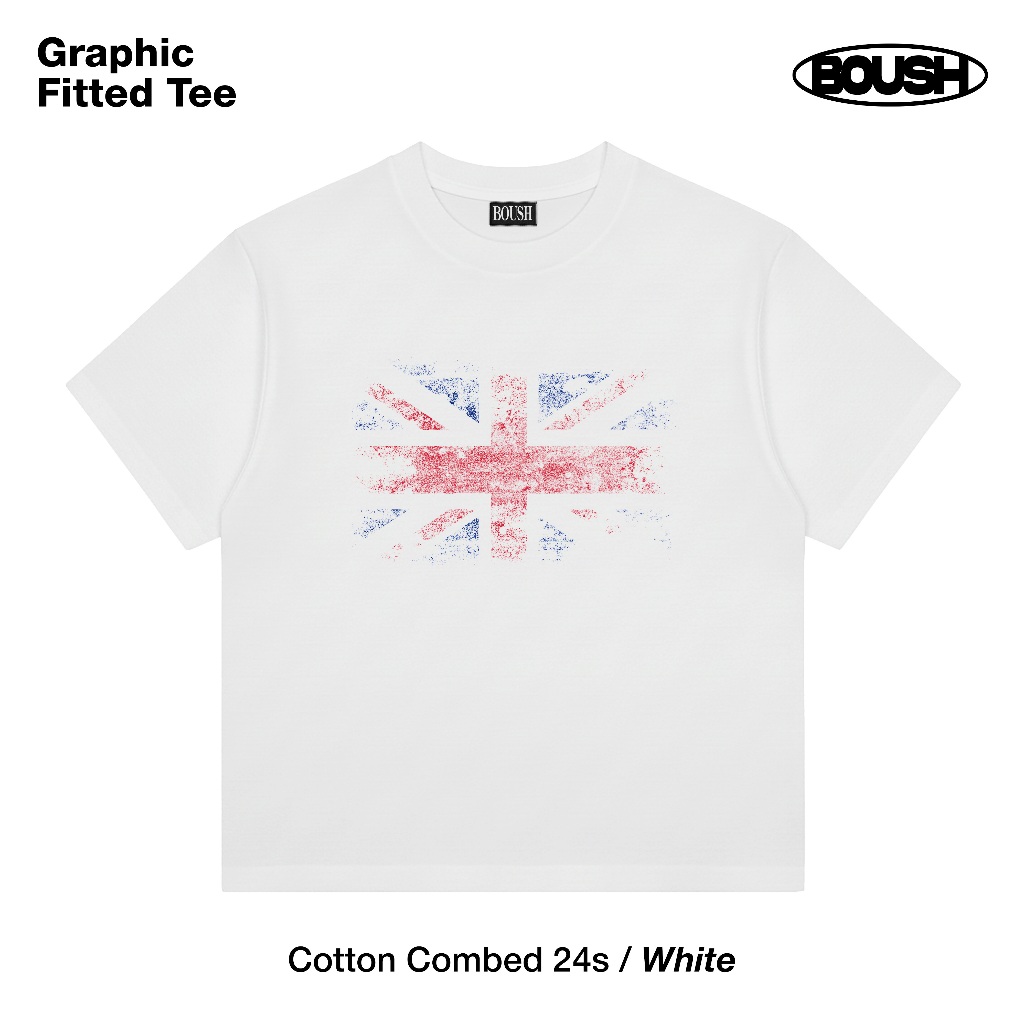BOUSH Fitted Union | Fitted Tee cotton combed 24s | Graphic Fitted Tee