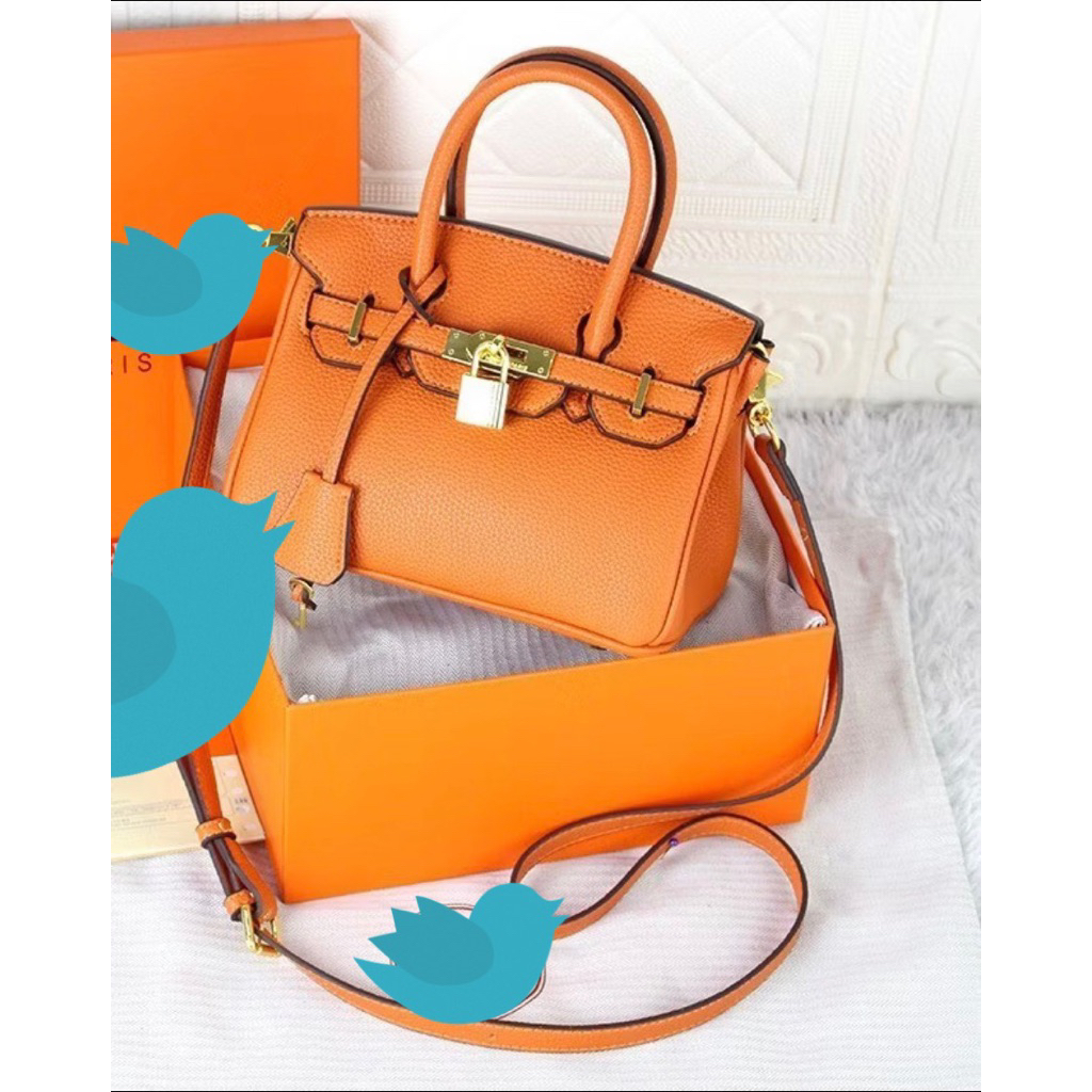 preloved Bag tas orange sunkist