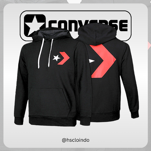 Jaket CONVERSE ALL STAR XS-5XL HOODIE JUMPER CHUCK TAYLOR CHEVRON Big Size XS S M L XL XXL 3XL 4XL 5