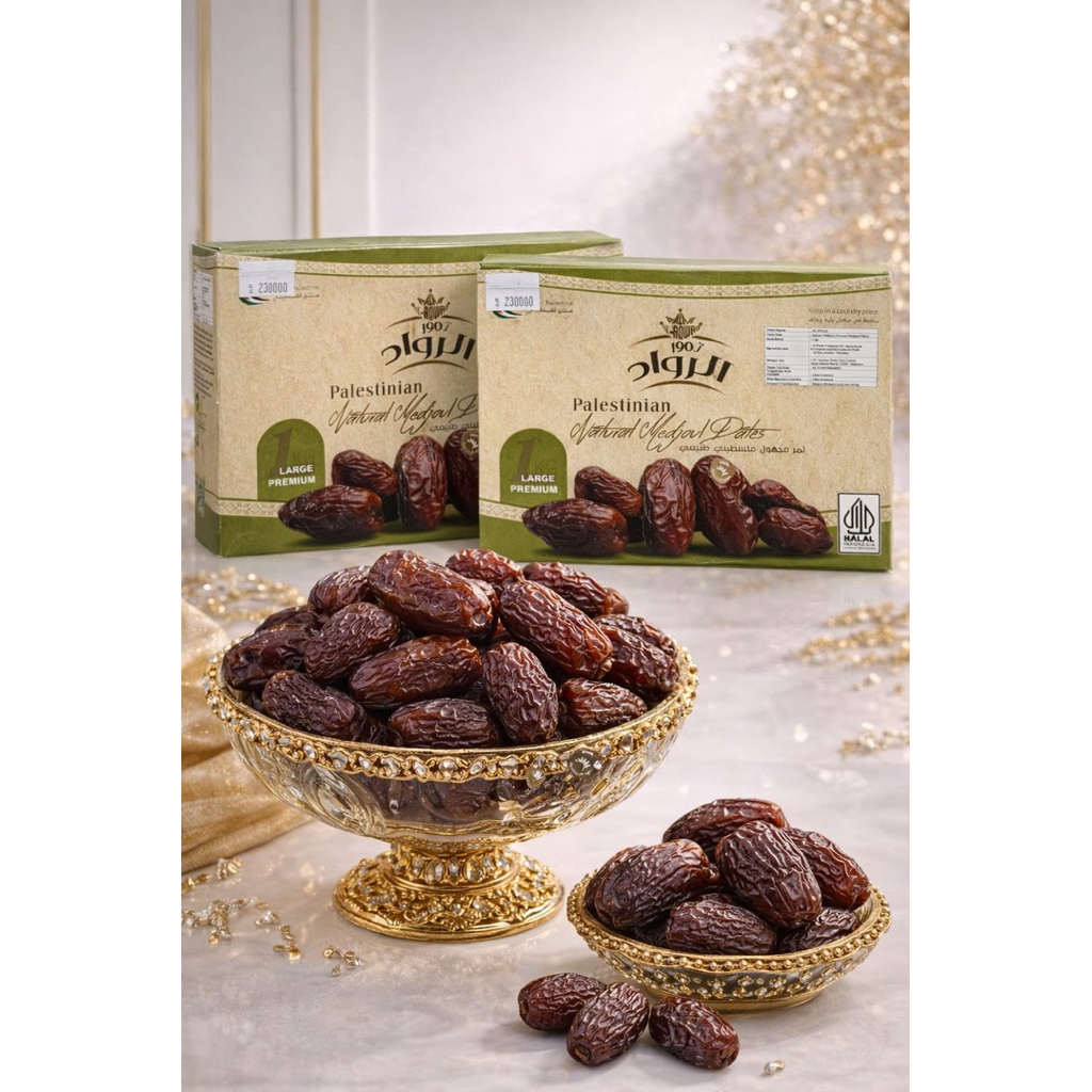 1 kg, 2kg Kurma Medjool Jumbo - Super Manis, Lembut, dan Kaya Serat
