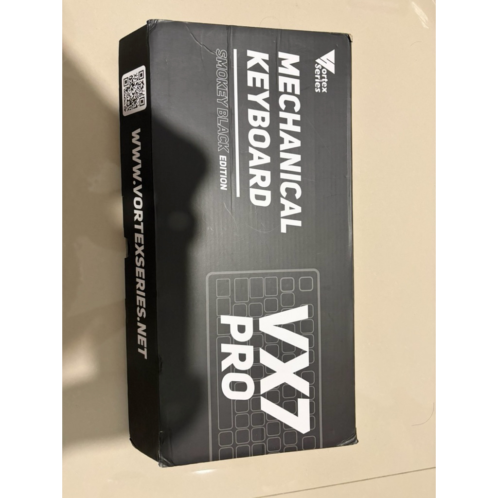 vortexseries vx7 pro smoky tkl gateron yellow