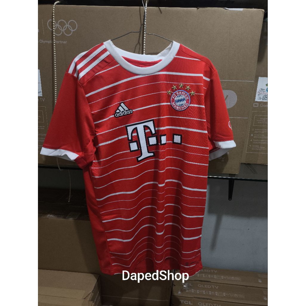 Adidas FC Bayern Home 22/23 Football Jersey Baju Bola Pria Original Size M BARU