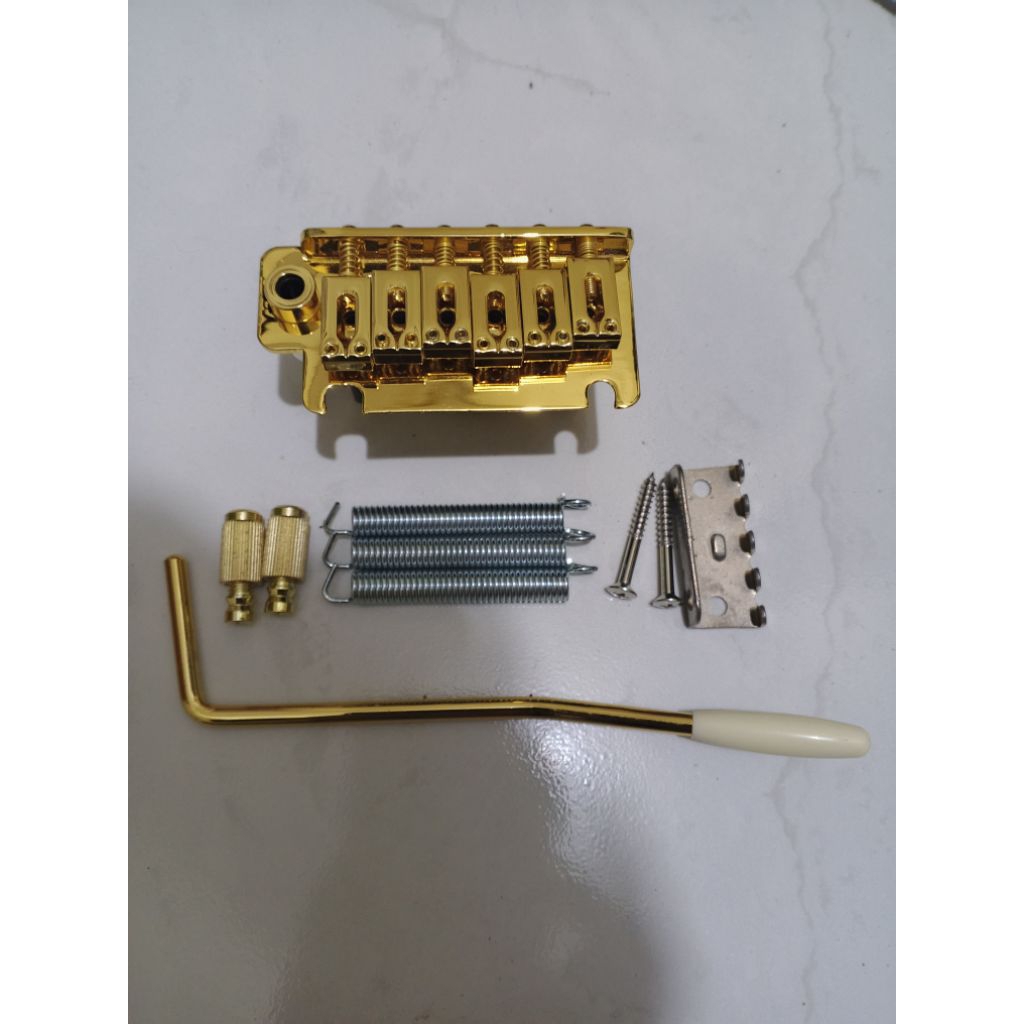 tremolo bridge gitar elektrik 510 semy updown 2 point gold original
