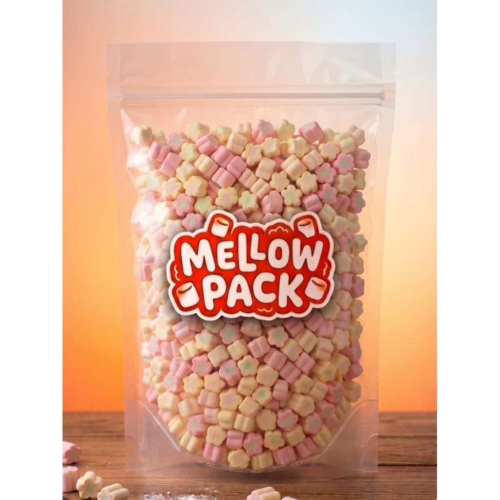 Marshmallow berkarakter Flower/ Marshmallow Chomp chomp/ Marshmallow kiloan murah