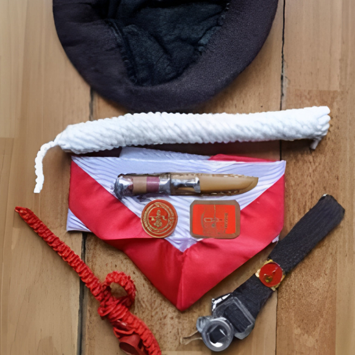 Set Alat Pramuka Lengka Siaga SD Cowok Cewek Sabuk Umum
