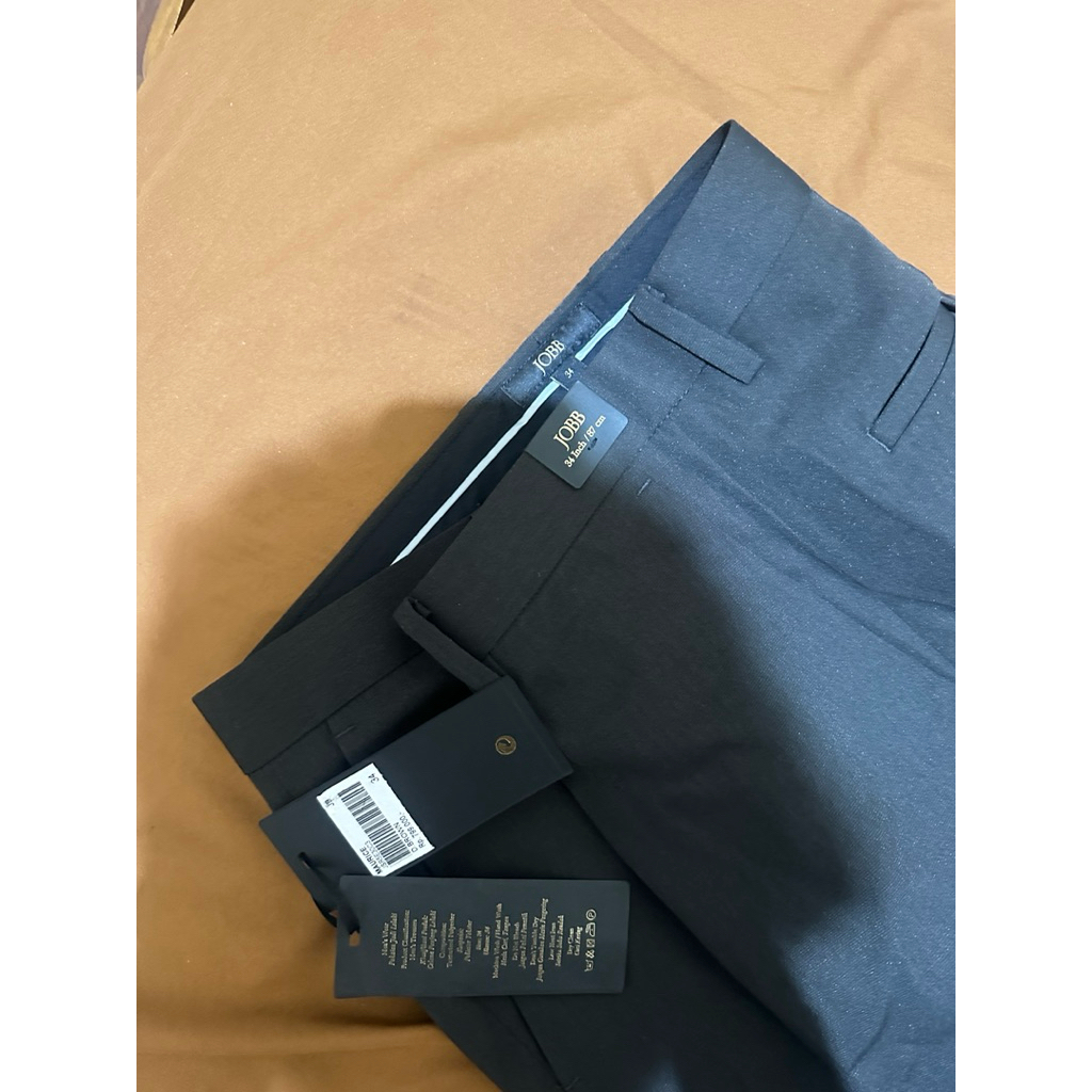 NEW celana dasar pria hitam pekat