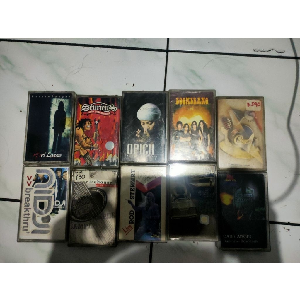 kaset pita, kaset , kaset tape, kaset campur, nostalgia, borongan, murah, original, kaset original
