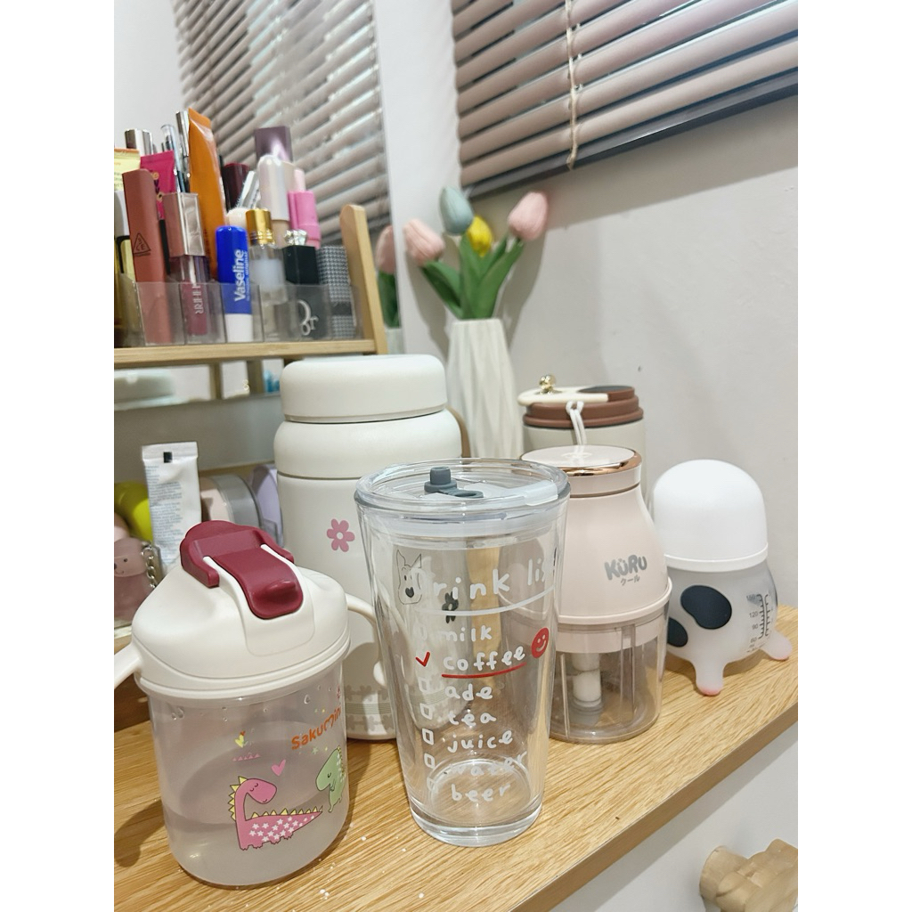 BOTOL TUMBLR PRELOVED GELAS PRELOVED TRAINING CUP PRELOVED BLENDER KURU PRELOVED THERMOS AESTHETIC P