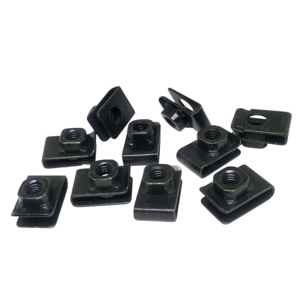 CLIP KLIP SPIT M6 BAUT 10 KLIP M6 STANDAR/KLIP M6 LEBAR/KLIP M6 HITAM UNIVERSAL