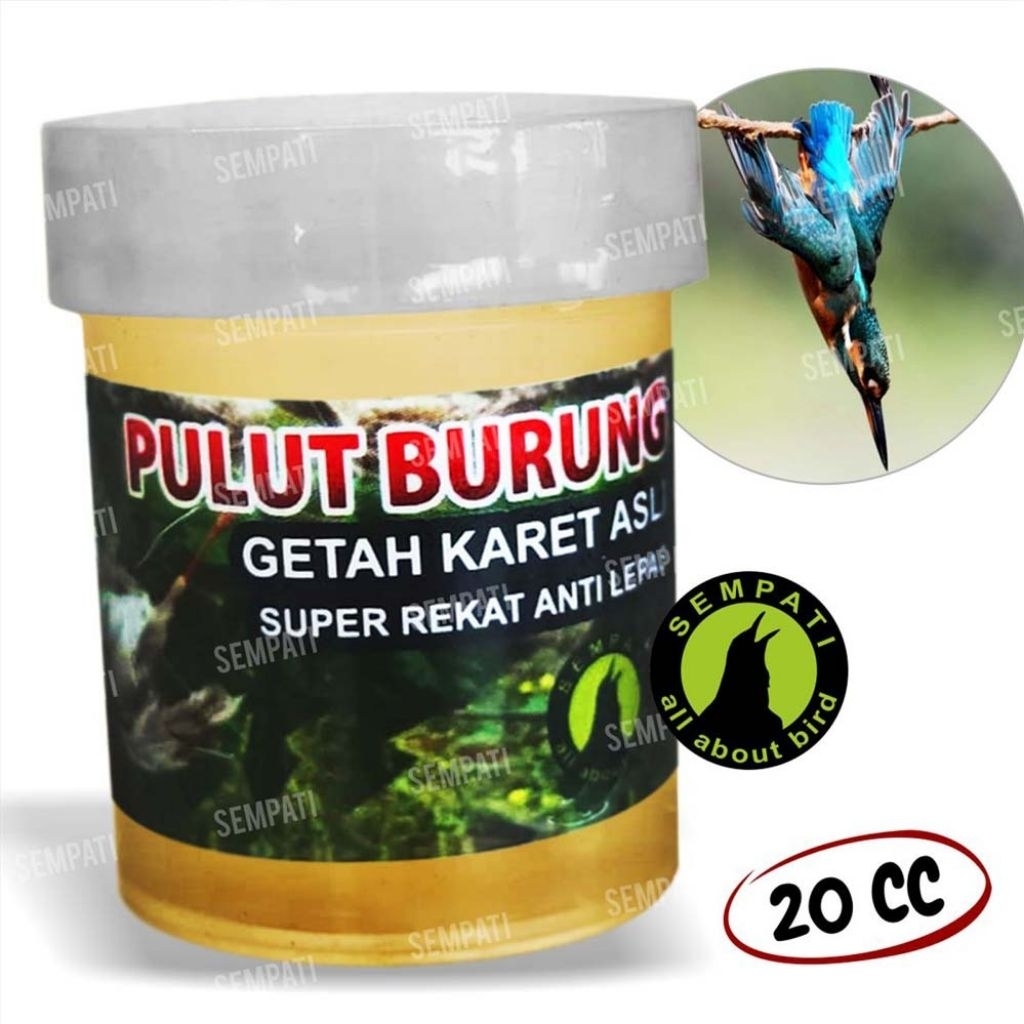 PULUT GETAH KARET PERANGKAP BURUNG JEBAKAN BURUNG PULUT GETAH PEMIKAT BURUNG 20cc