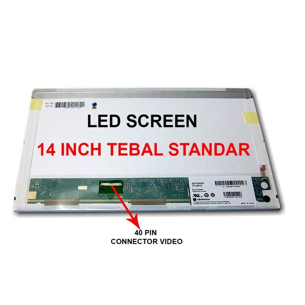 LCD LED Lenovo Thinkpad L410 L412 SL410 SL412 L421 SL410K 14 40 Tebal