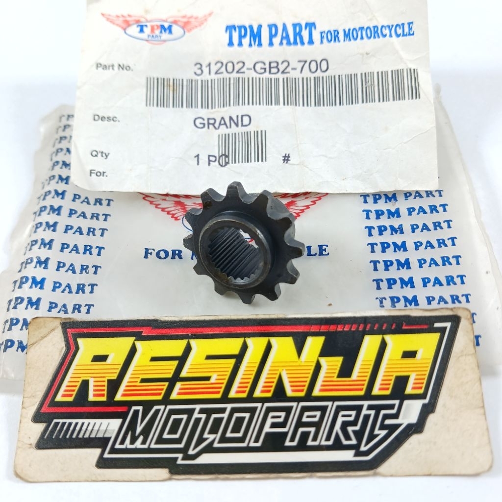 Gear Gir Gigi Dinamo Stater Starter Kecil Honda Astrea Grand Prima Star Legenda Impressa Supra X 100