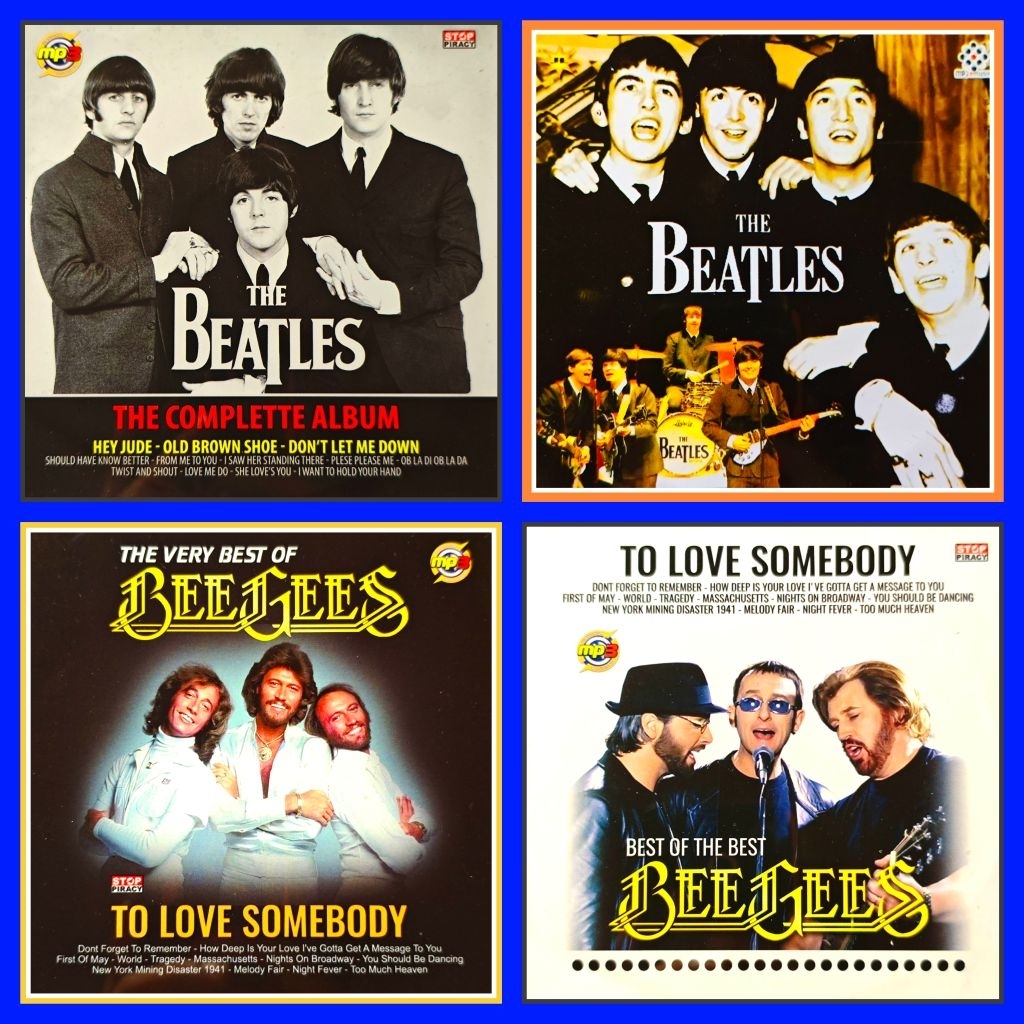 kaset MP3 Audio Lagu Barat The Beatles - Beegees Album Edisi Pilihan Bee gees Terpopuler