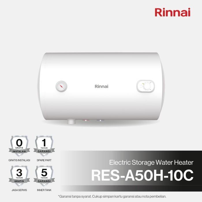 RINNAI Water Heater Listrik 50 Liter RES-A50-10C BATAM