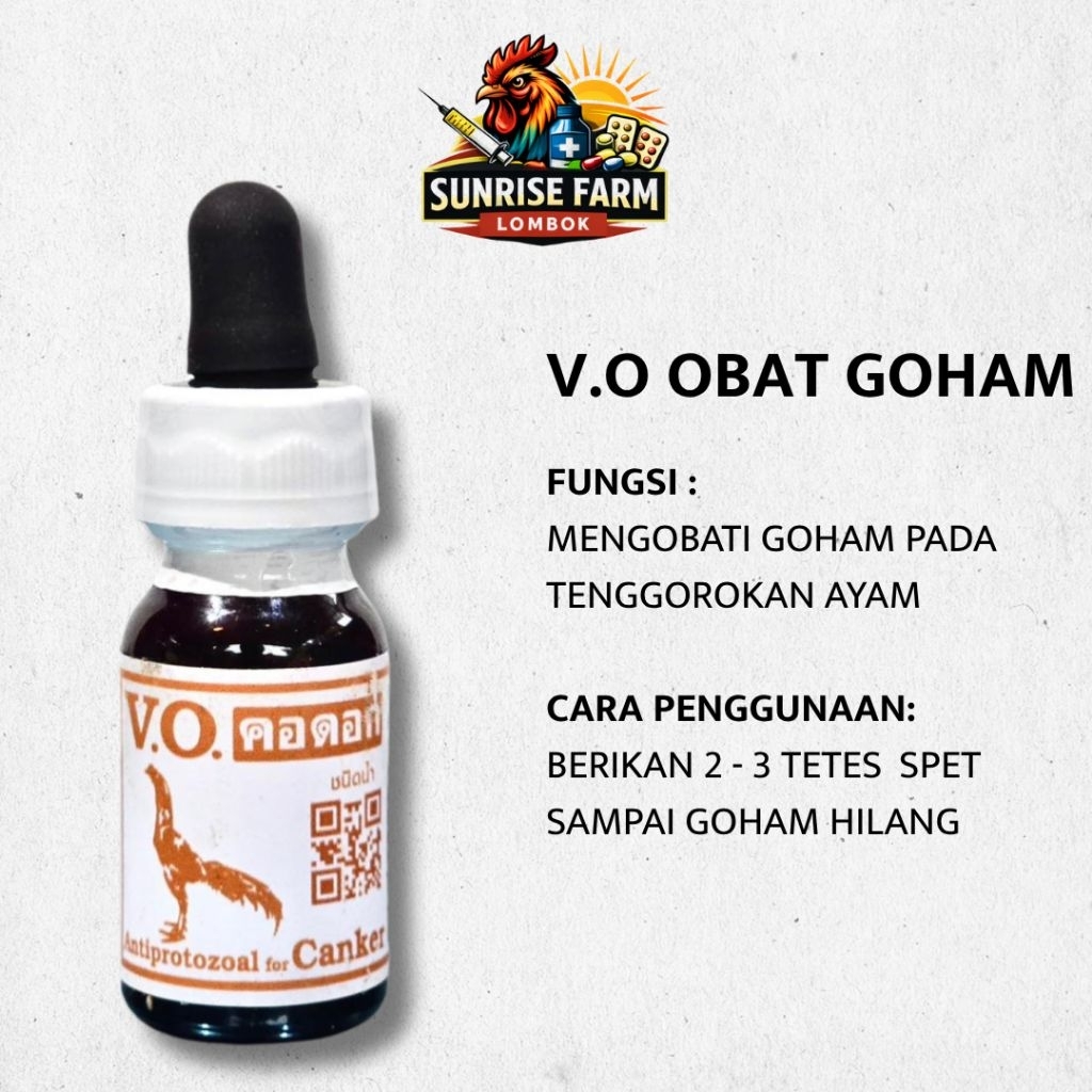 V.O obat goham / VO obat goham ayam / V O obat goham ayam