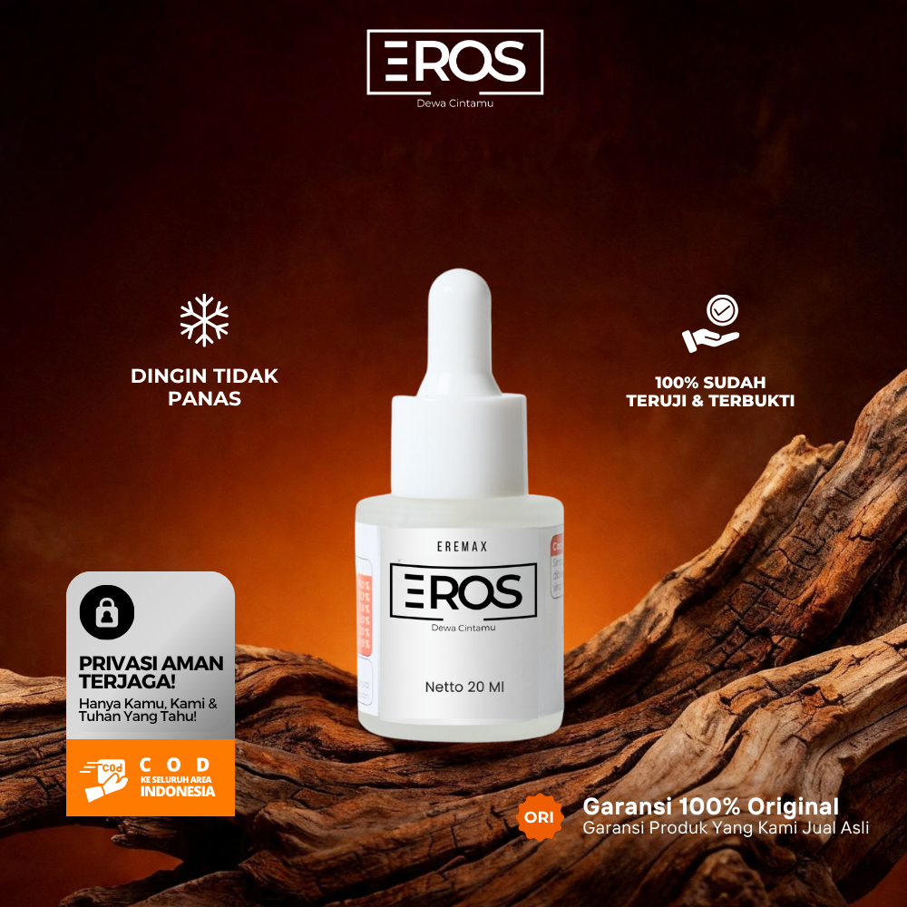 EROS TetesKuat Pria Tahan Lama Tanpa Kebas Original